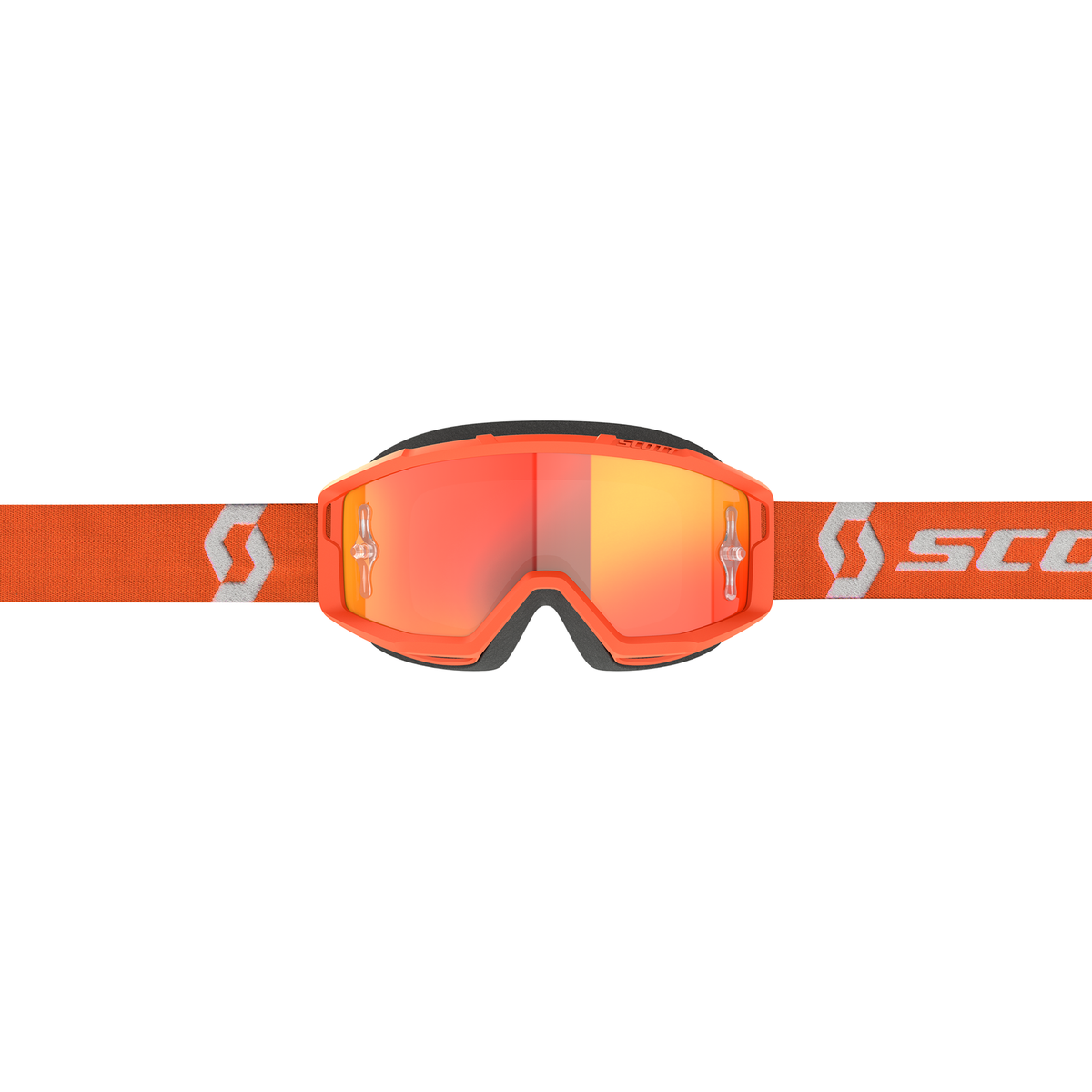 Scott Primal Chrome Orange / White MX Goggle, part number 278597-1362280, view 3