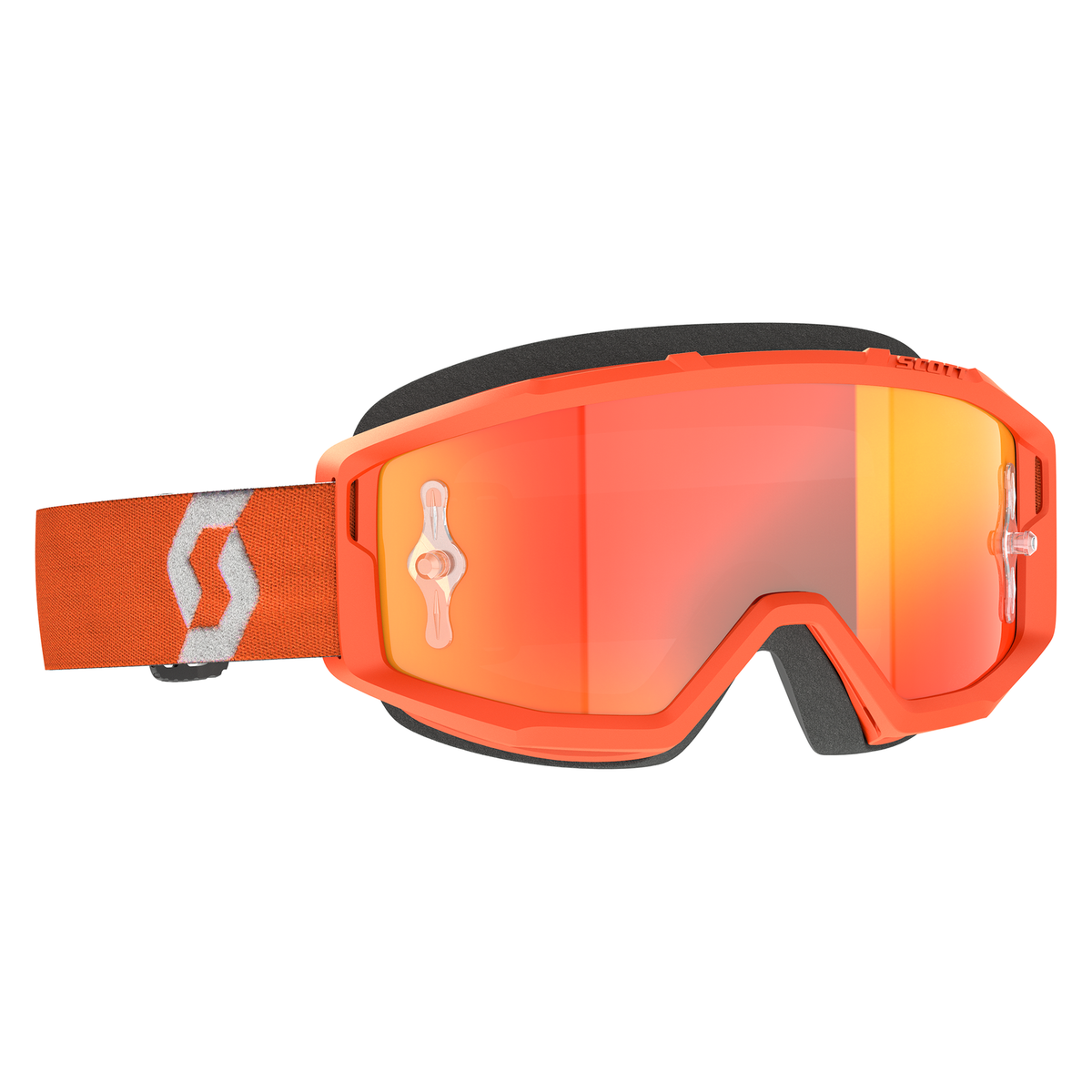 Scott Primal Chrome Orange / White MX Goggle, part number 278597-1362280