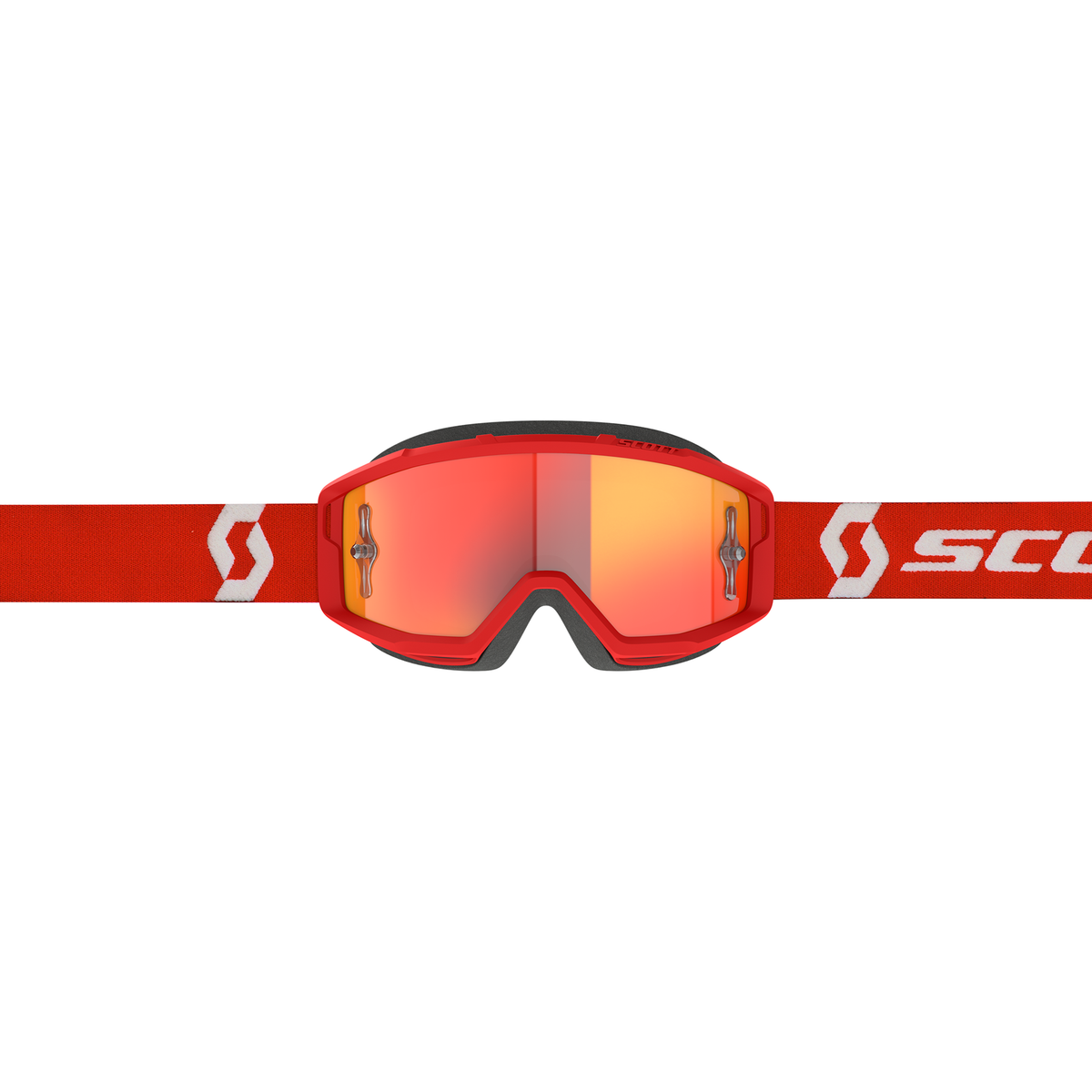 Scott Primal Chrome Red / White MX Goggle, part number 278597-1005280, view 3