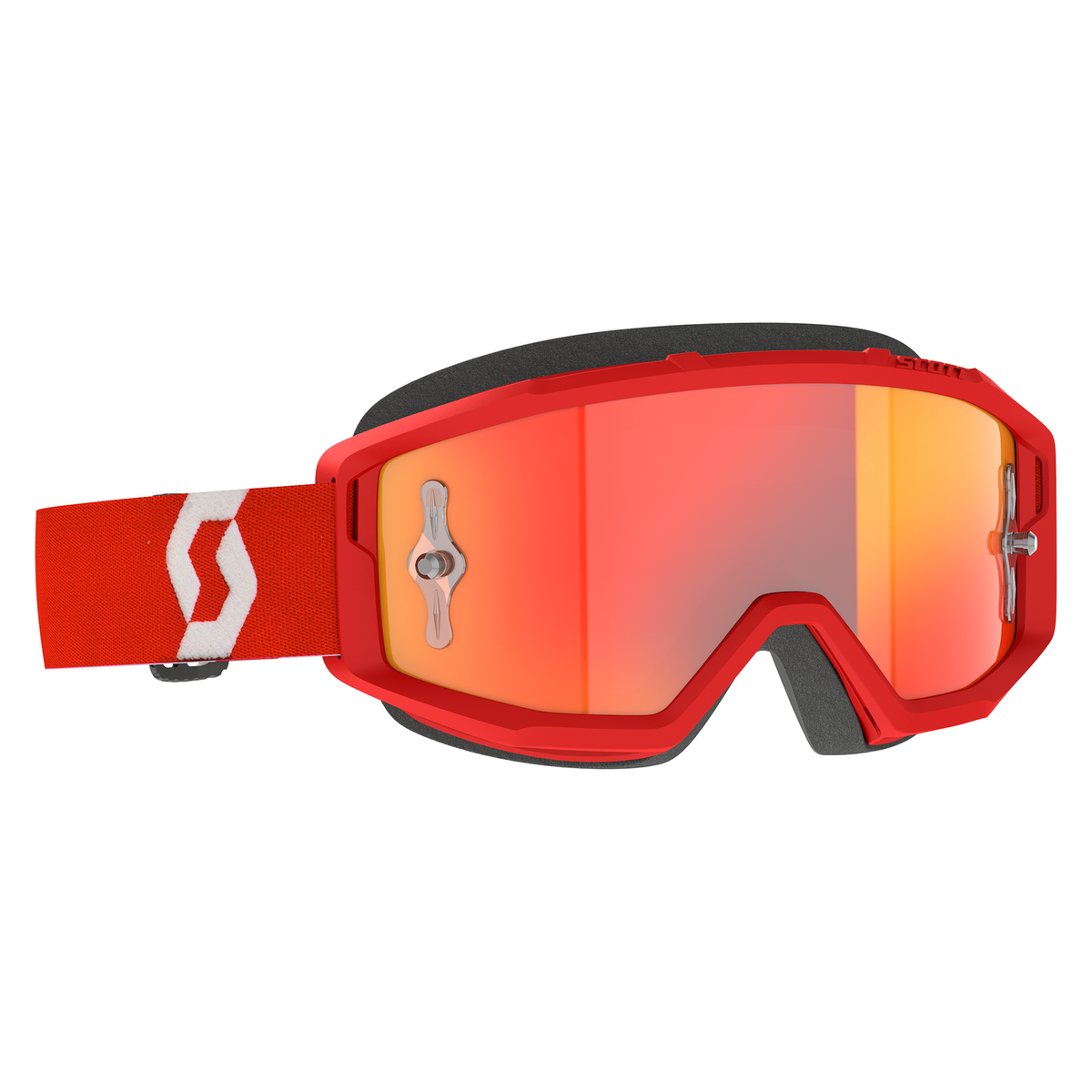 Scott Primal Chrome Red / White MX Goggle, part number 278597-1005280