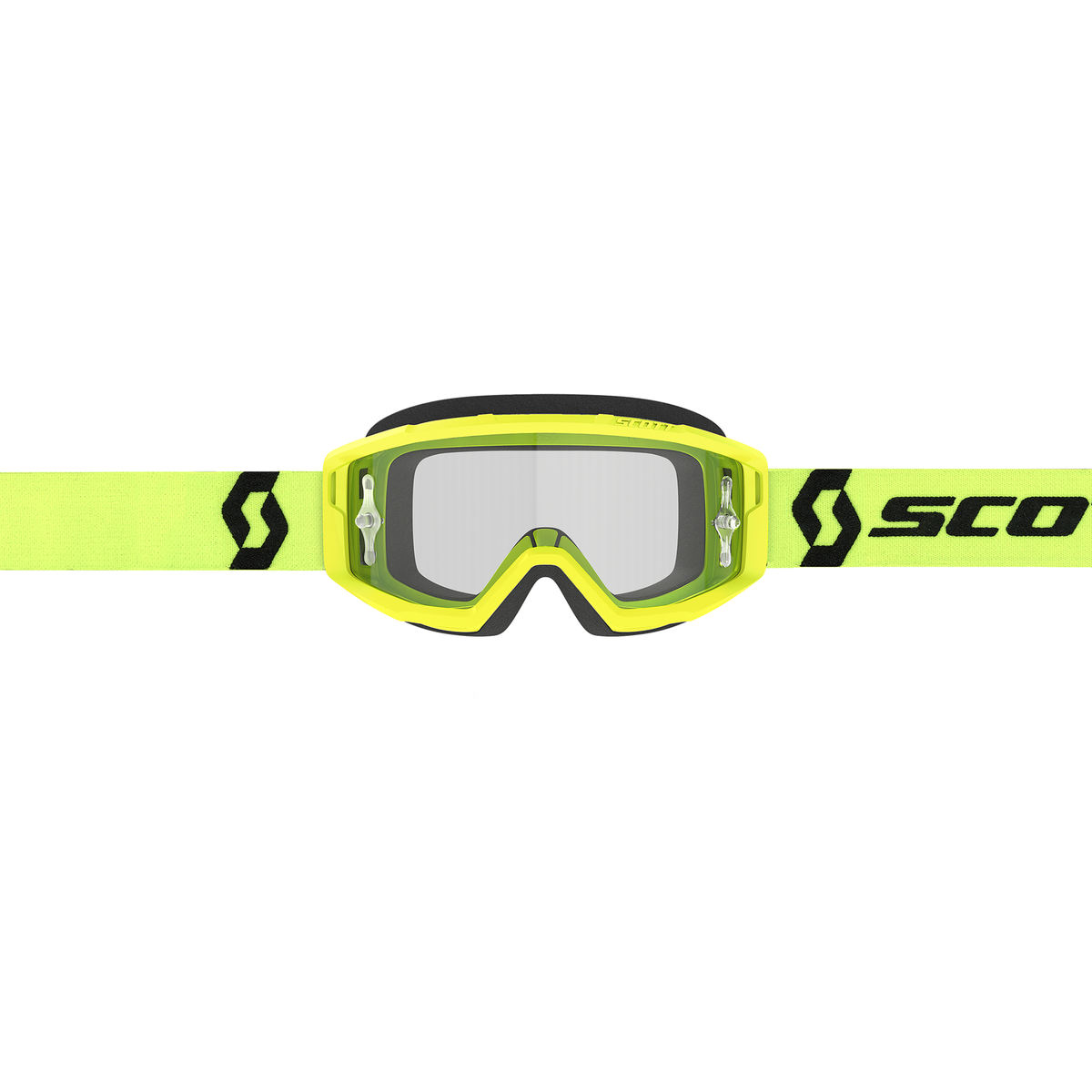 Scott Primal Yellow / Black MX Goggle, part number 278598-1017113, view 3