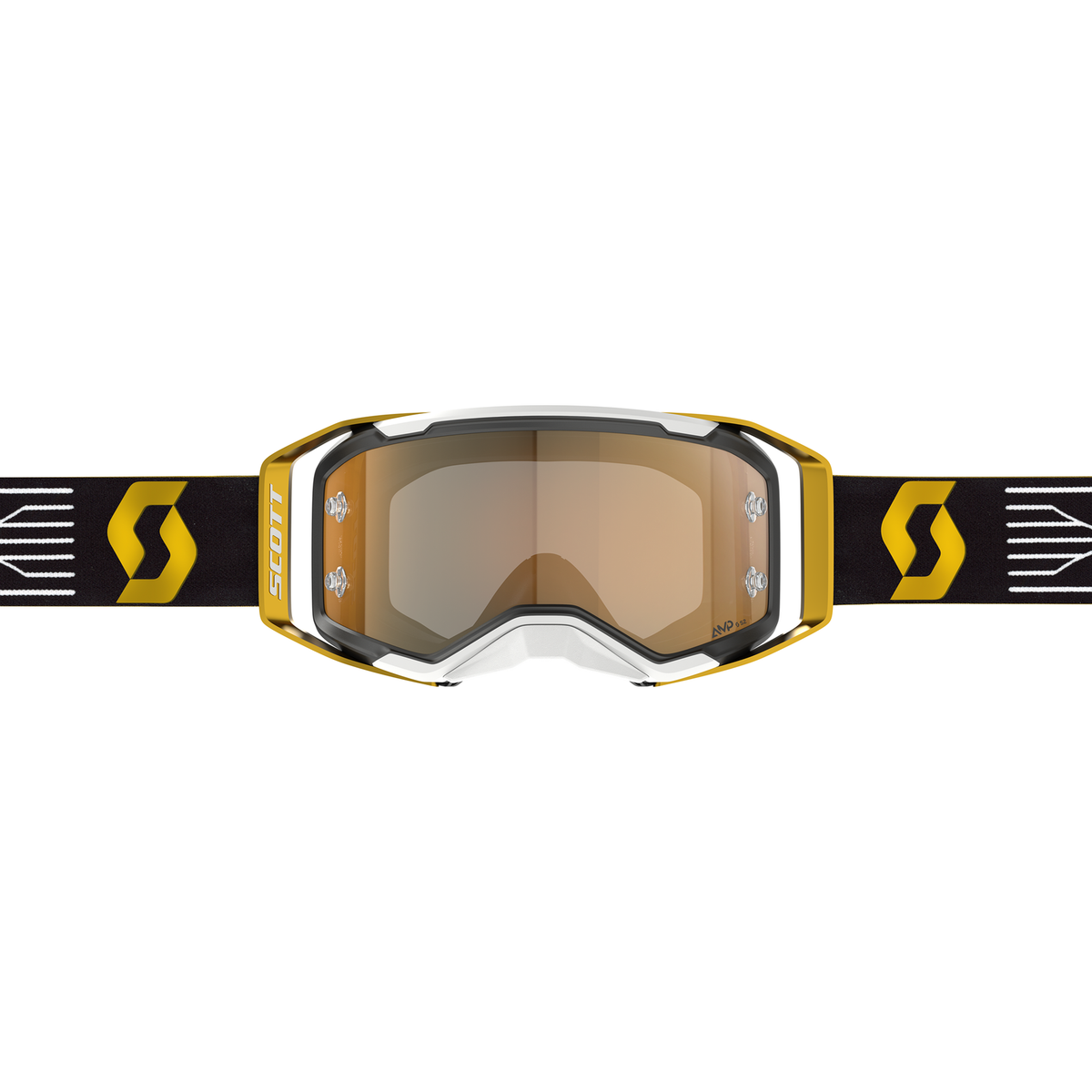 Scott Prospect 2.0 AMP Chrome Black / Gold MX Goggle, part number 421478-1236324, view 3