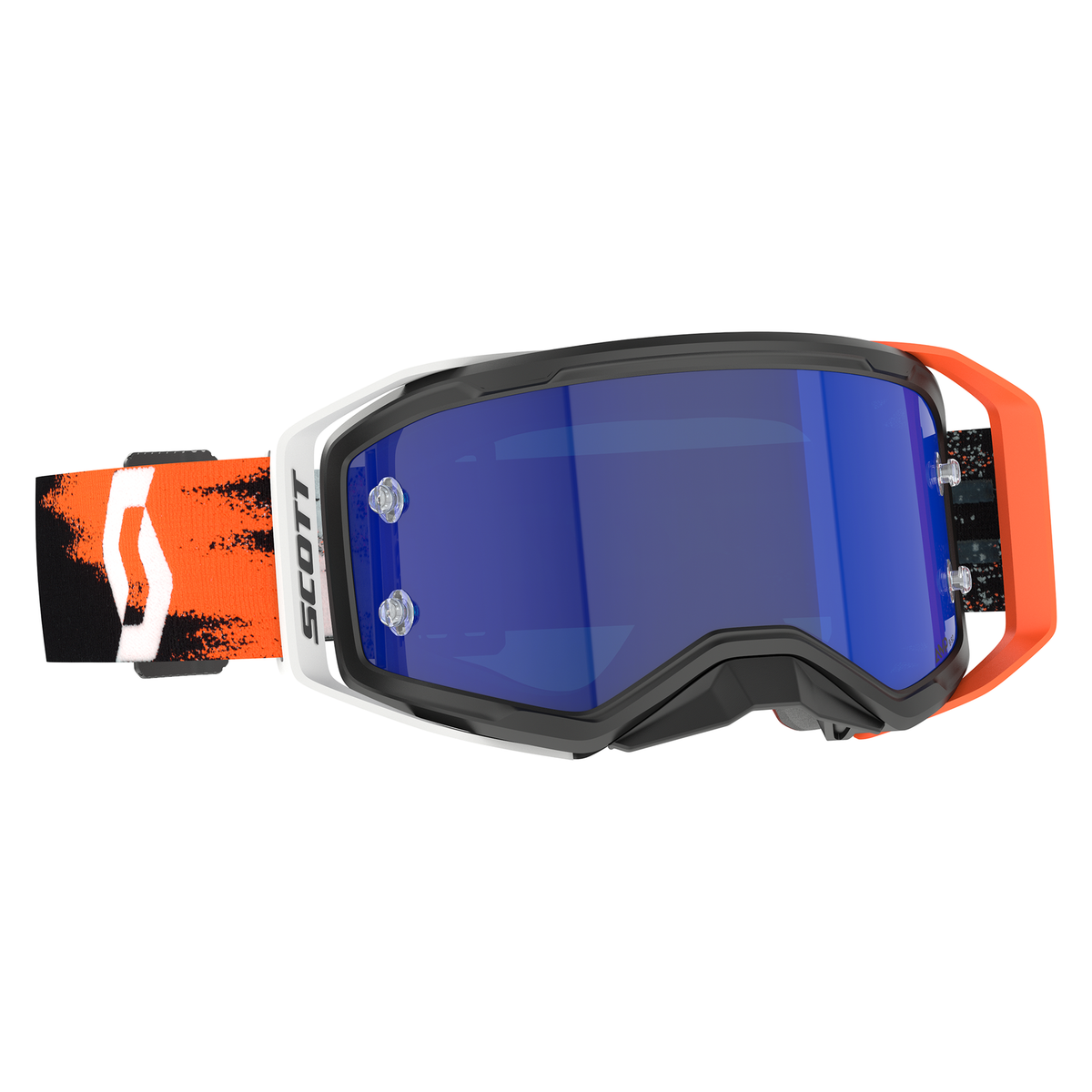Scott Prospect 2.0 AMP Chrome Black / N.Orange MX Goggle, part number 421478-5039349