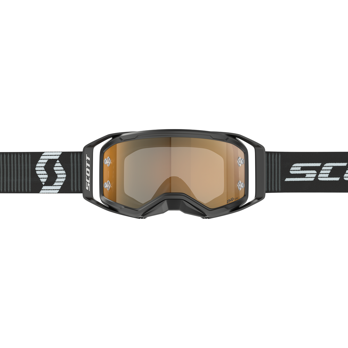 Scott Prospect 2.0 AMP Chrome Black / White MX Goggle, part number 421478-1007324, view 3