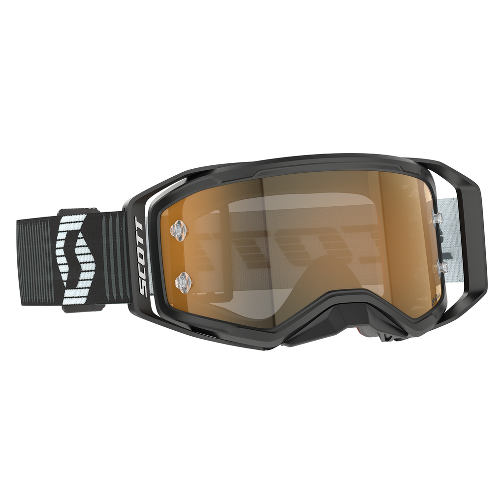 Scott Prospect 2.0 AMP Chrome Black / White MX Goggle, part number 421478-1007324