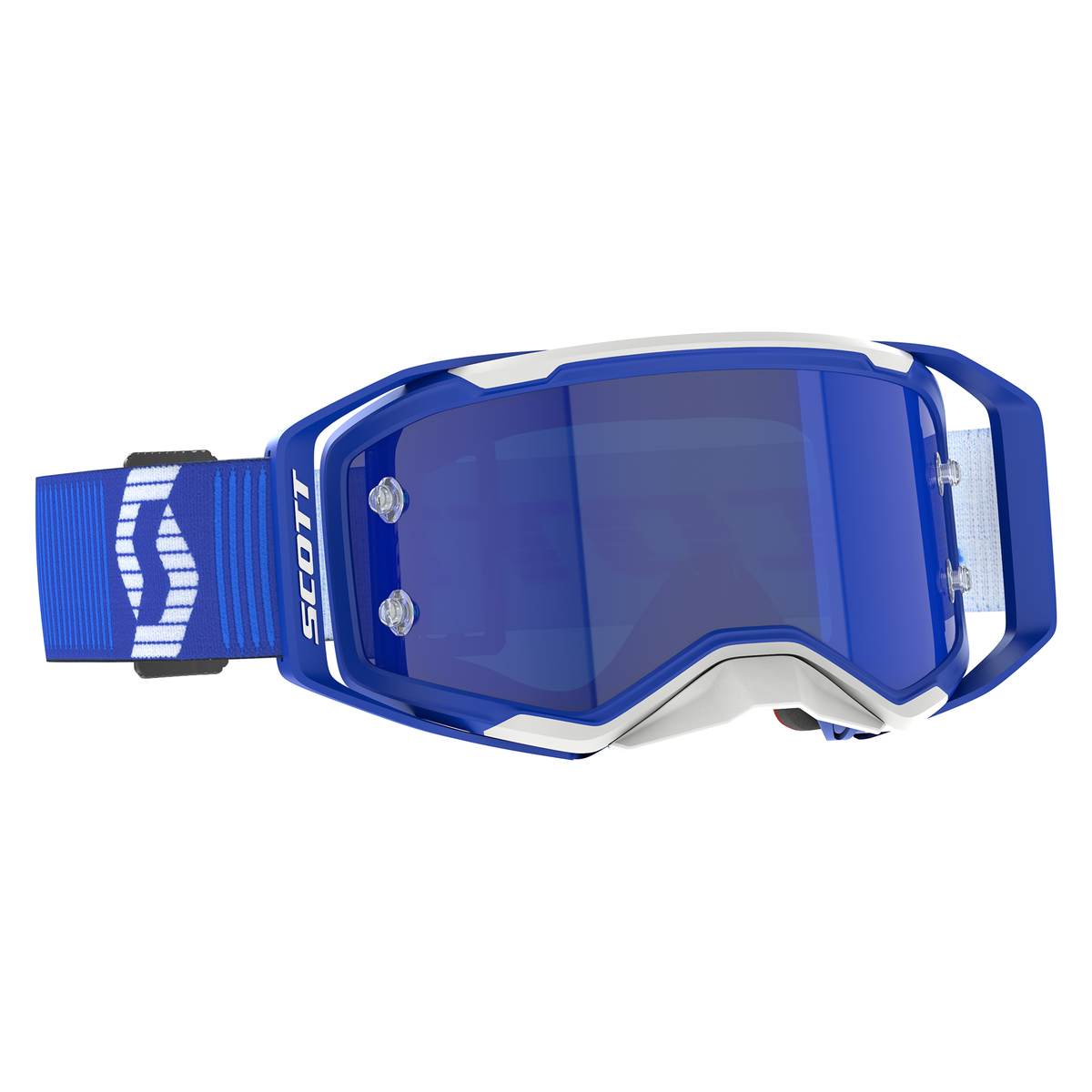 Scott Prospect 2.0 Chrome Blue / White MX Goggle, part number 421471-1006349