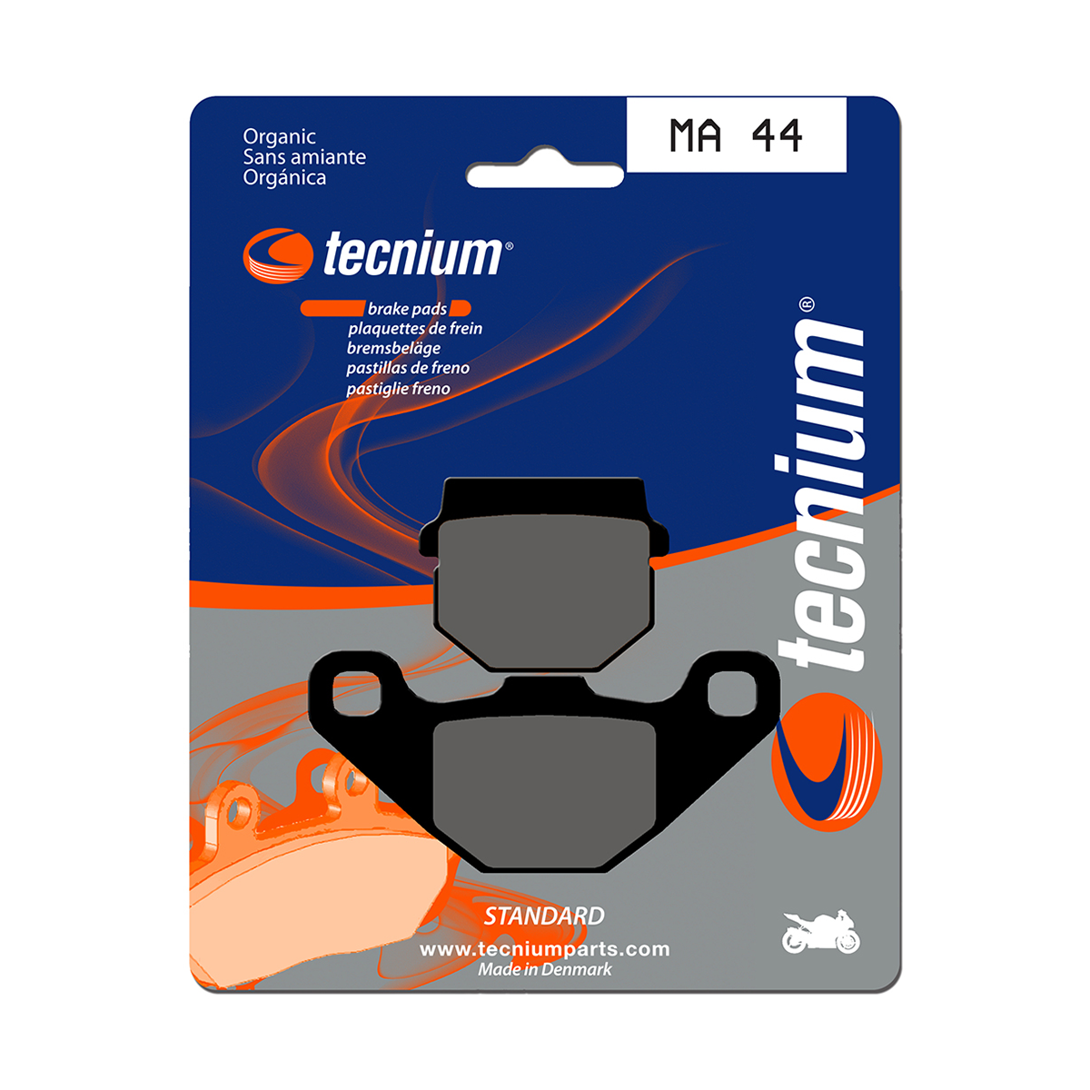 Tecnium Brake Pads MA44 Organic (Rear)