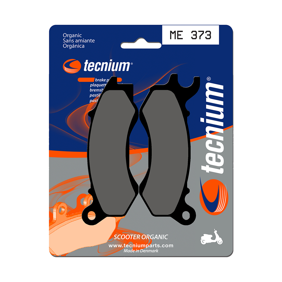 Tecnium Brake Pads ME373 Organic (Front)