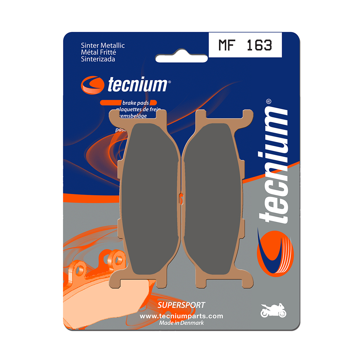 Tecnium Brake Pads MF163 Sintered Metal (Front)