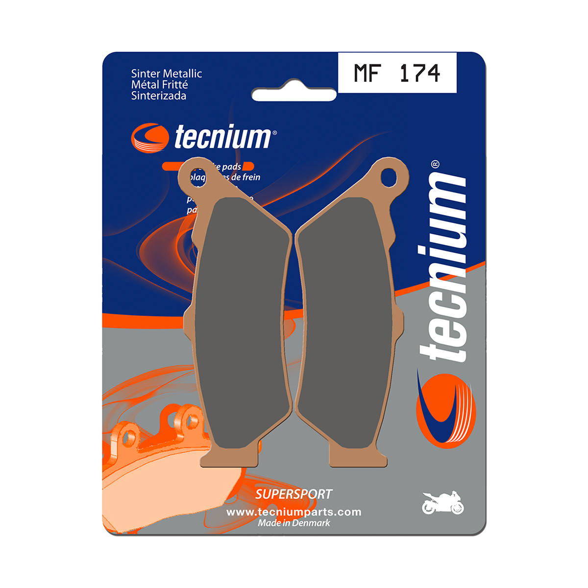 Tecnium Brake Pads MF174 Sintered Metal (Front)