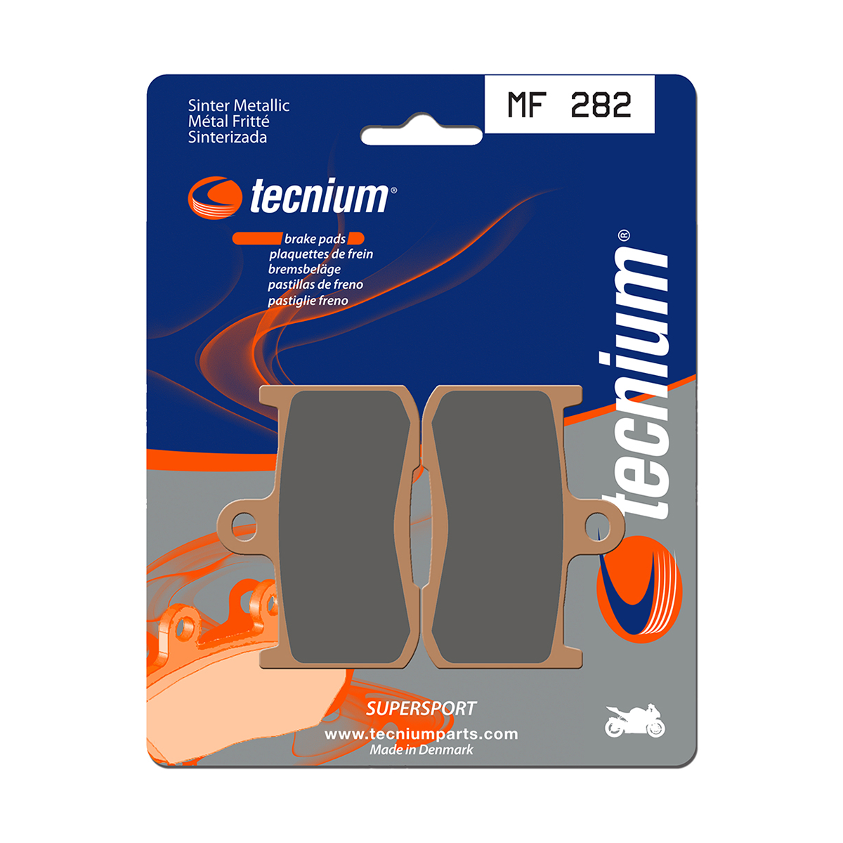 Tecnium Brake Pads MF282 Sintered Metal (Front)