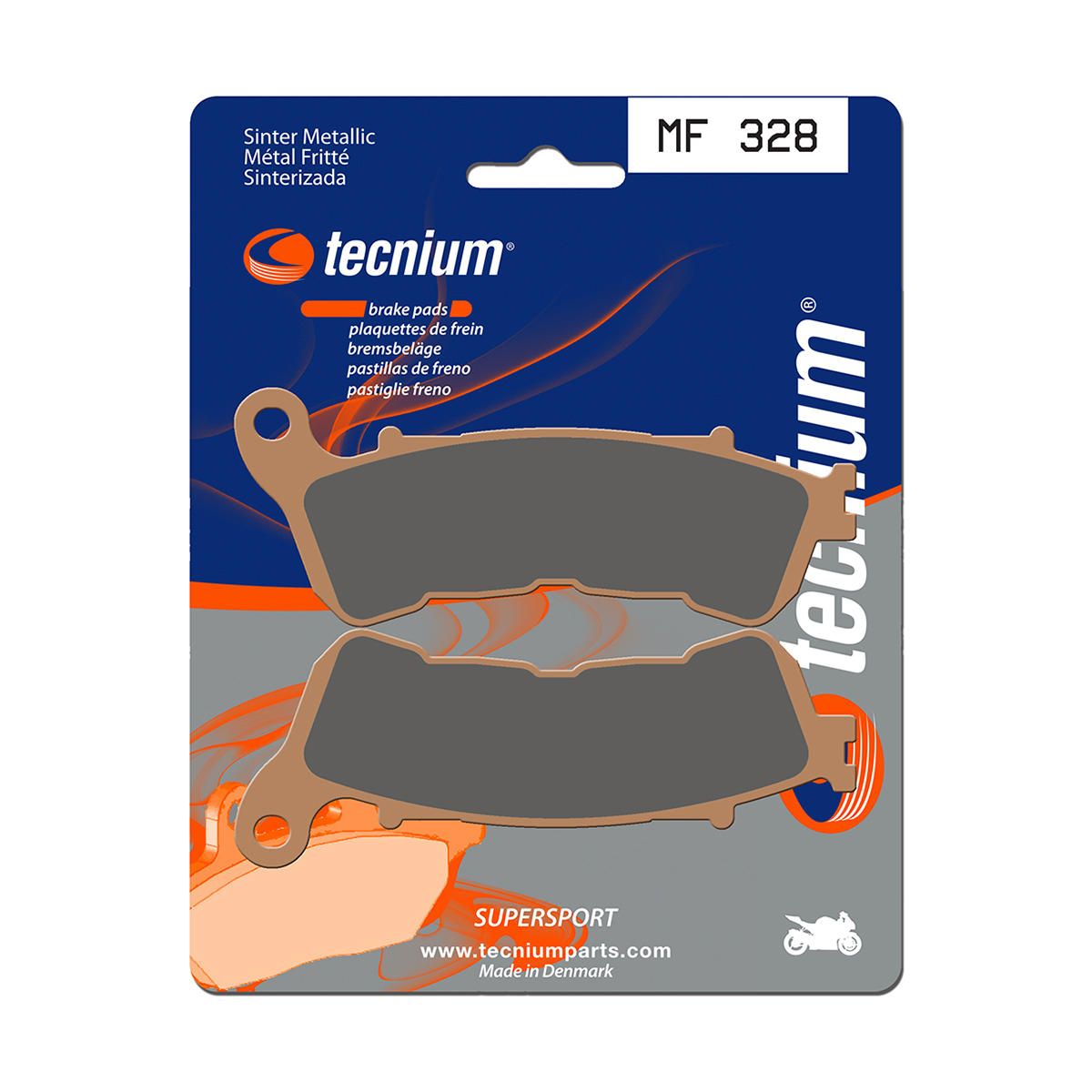 Tecnium Brake Pads MF328 Sintered Metal (Front)