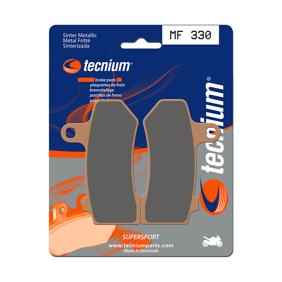 Tecnium Brake Pads MF330 Sintered Metal (Front)