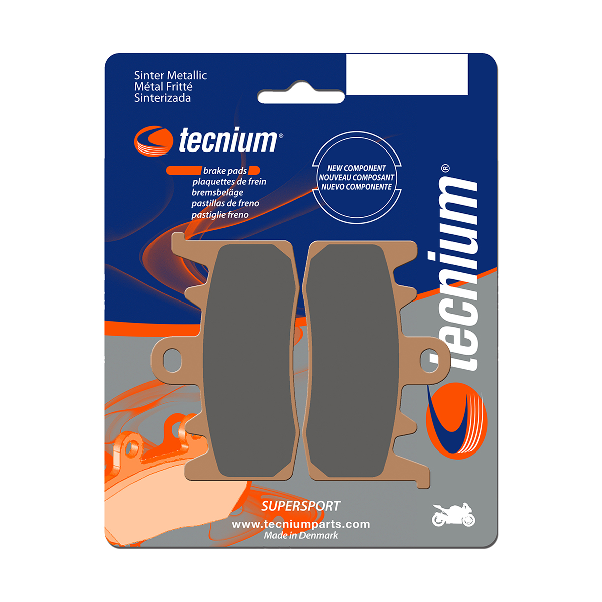 Tecnium Brake Pads MTR485 Sintered Metal (Front)