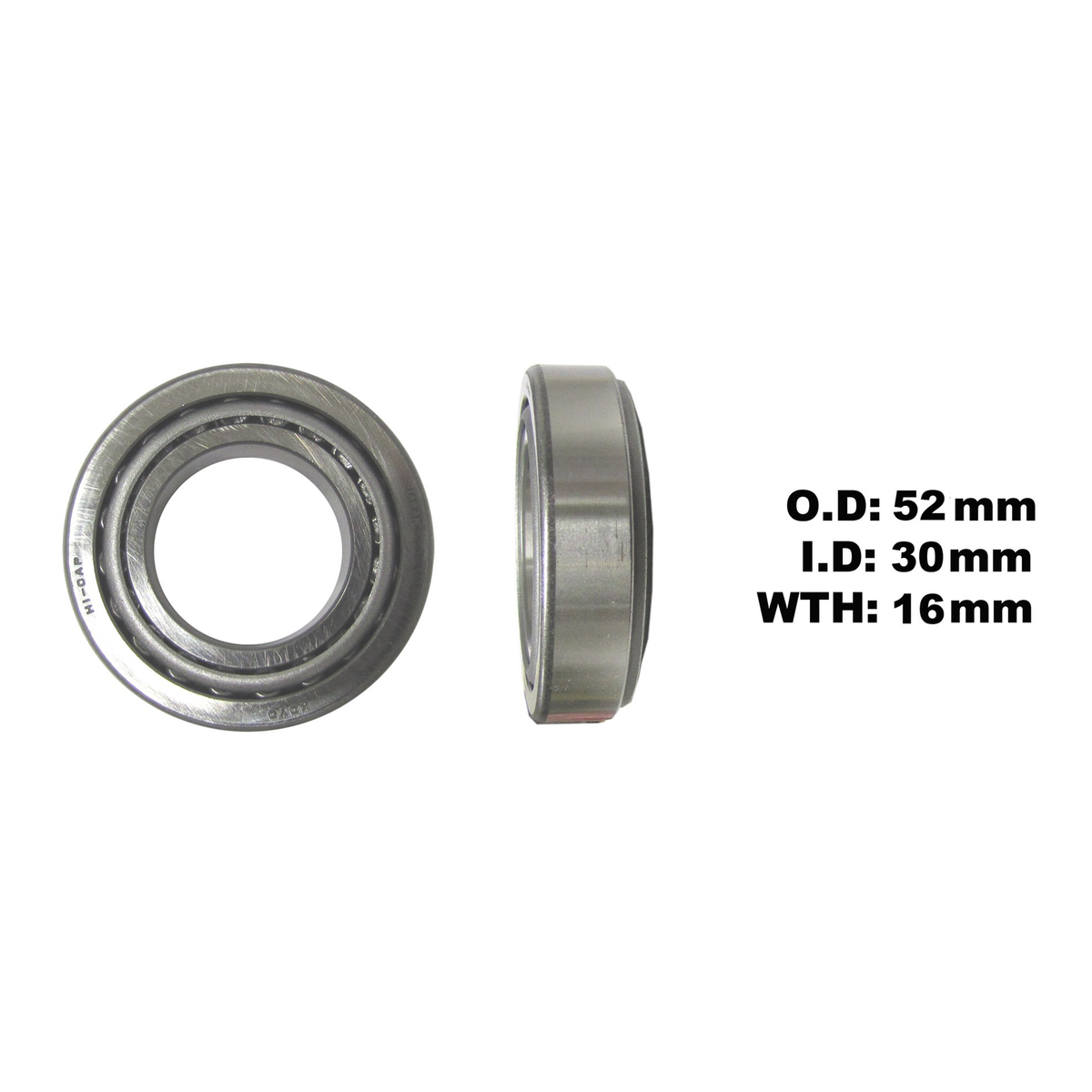TourMax Steering Taper Bearing 30 x 52 x 16, part number NTN 4T-CR0643