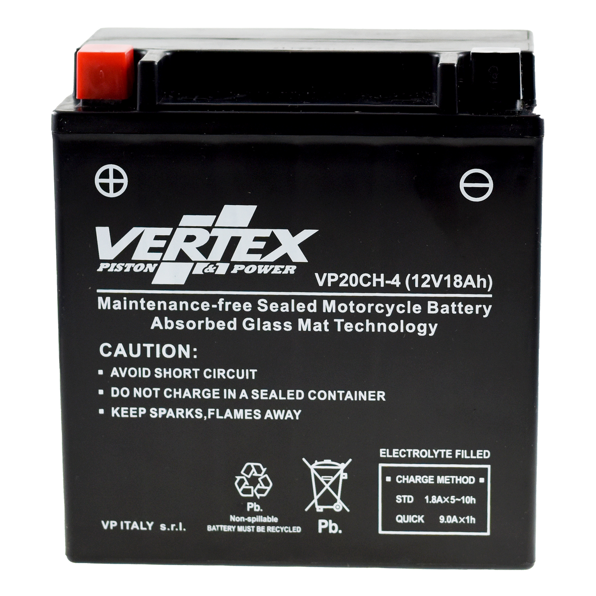 Vertex VP20CH-4 Battery, view 2