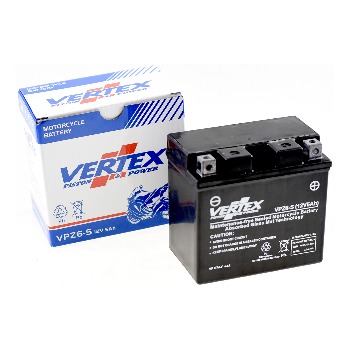 Vertex VPZ6-S Battery, view 2