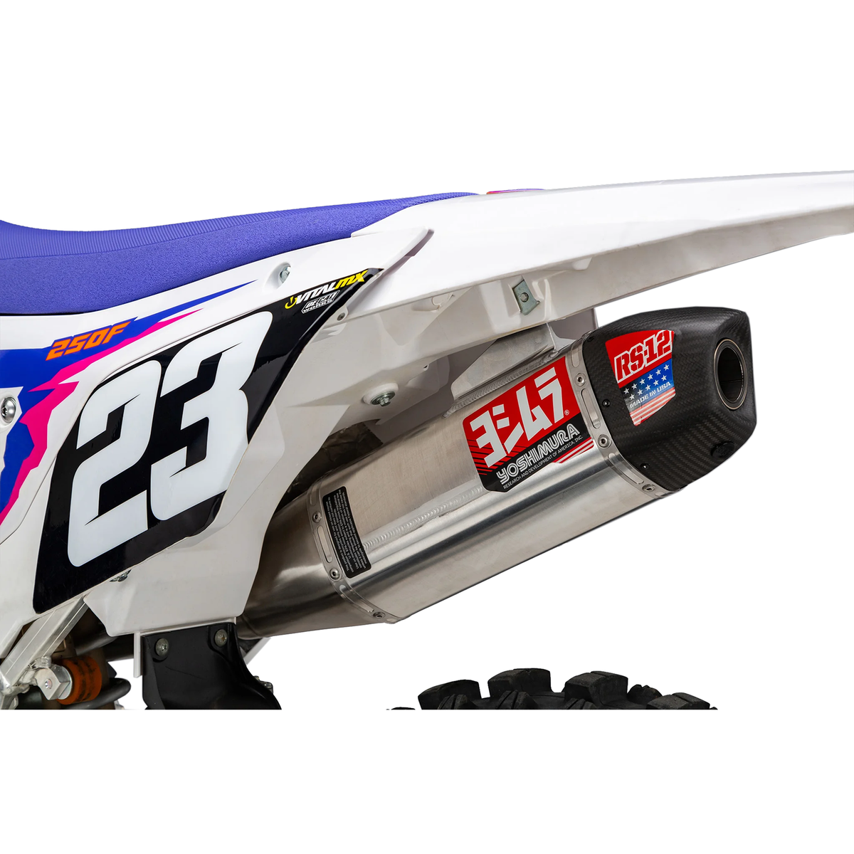 Yoshimura RS-12 Full Exhaust System YZ250F 24, part number 231030S320, view 4